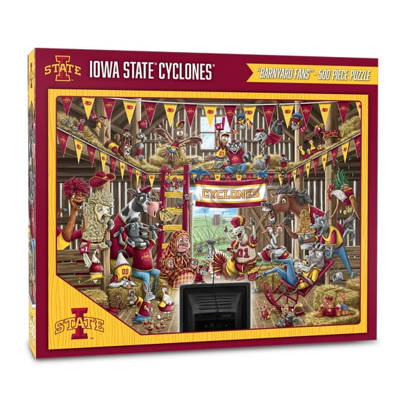 YouTheFan NCAA Iowa State Cyclones Barnyard Fans Puzzle - 500 Piece