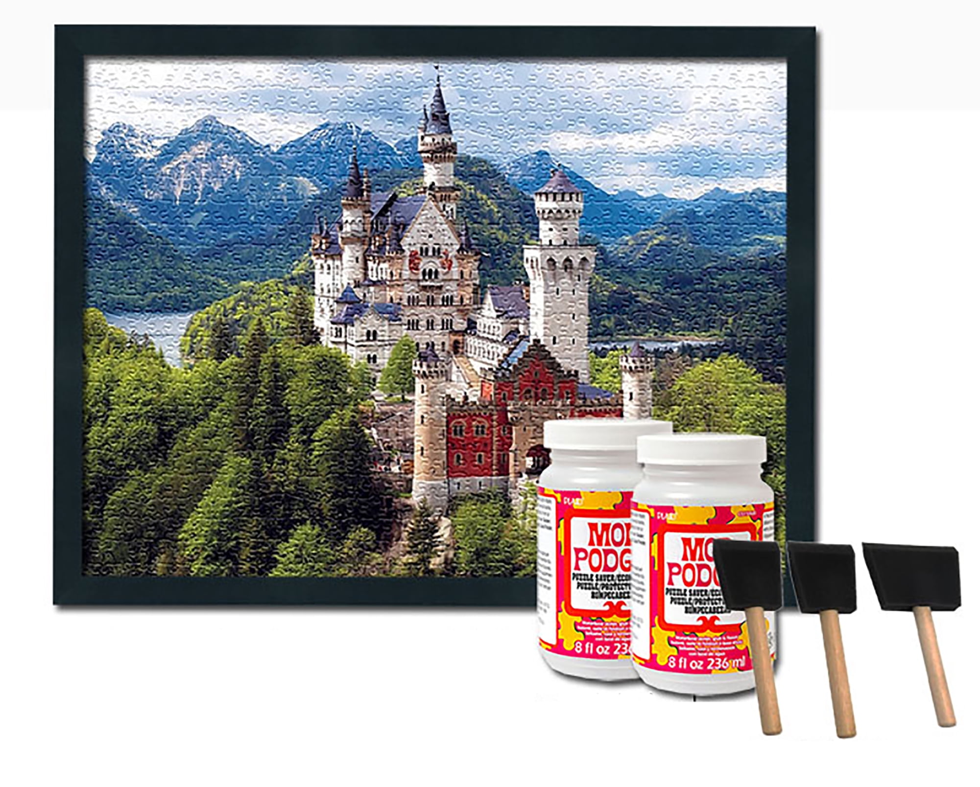 Mod Podge Jigsaw Puzzle Frame Kit For Puzzles Measuring 26.5x38.5