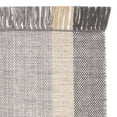thumbnail image 5 of SAFAVIEH Montauk Sharlene Solid Striped Cotton Runner Rug, Mustard/Grey, 2'3" x 7', 5 of 7