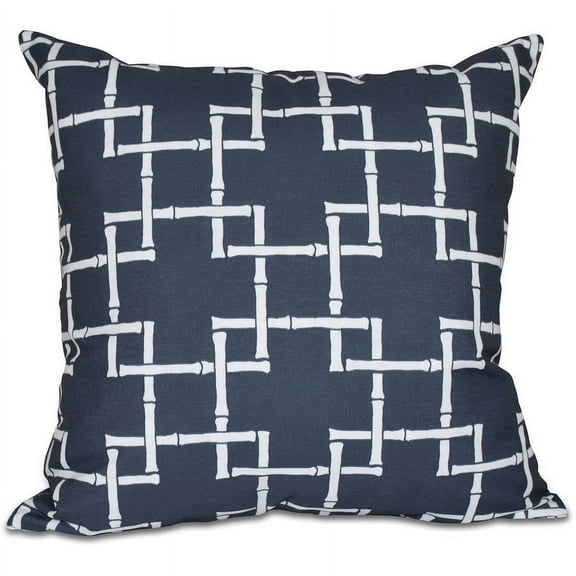 Simply Daisy 16" x 16" Bamboo 1 Geometric Print Outdoor Pillow