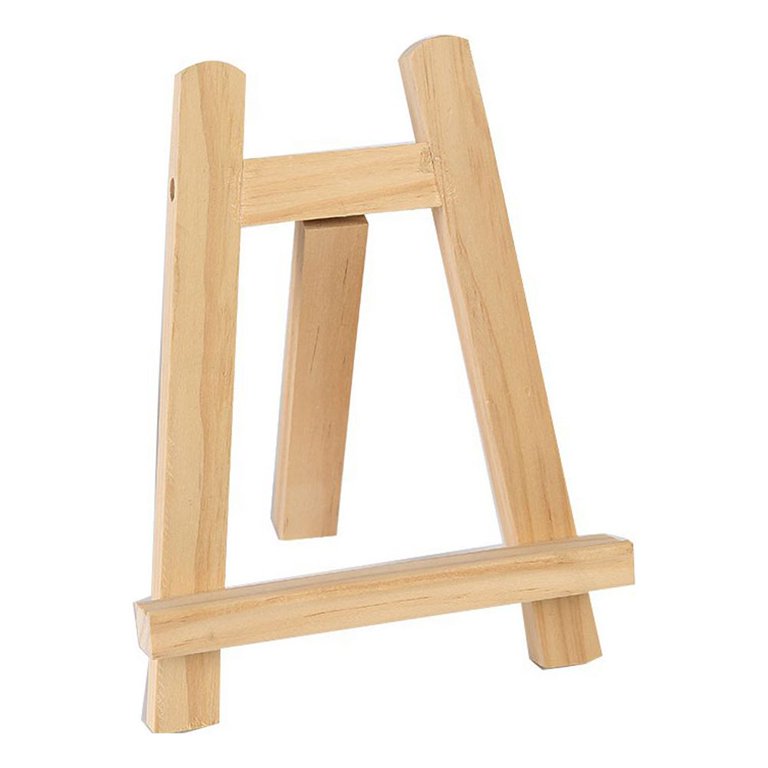 Wooden Easel, 4Pcs Solid Wood Easels Calendar Display Rack Photo Frame  Brackets Painting Storage Holder for Home Shop - Walmart.com
