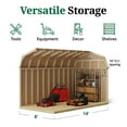 thumbnail image 5 of Little Cottage Co. 8x14 Classic Gambrel Barn with 6 ft. Sidewalls, Outdoor Wood Storage Shed Do-It-Yourself Precut Kit, 5 of 13
