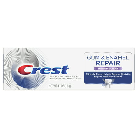 Crest Gum & Enamel Repair Toothpaste, Intensive Clean, (Best Toothpaste For Gum Repair)