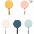 thumbnail image 2 of 5-Pack Multi-Color Self Adhesive Hooks - Plastic Wall Mounted Hooks for Kitchen, Bathroom, Office, Damage-Free Multi-Room Organization, 2 of 6