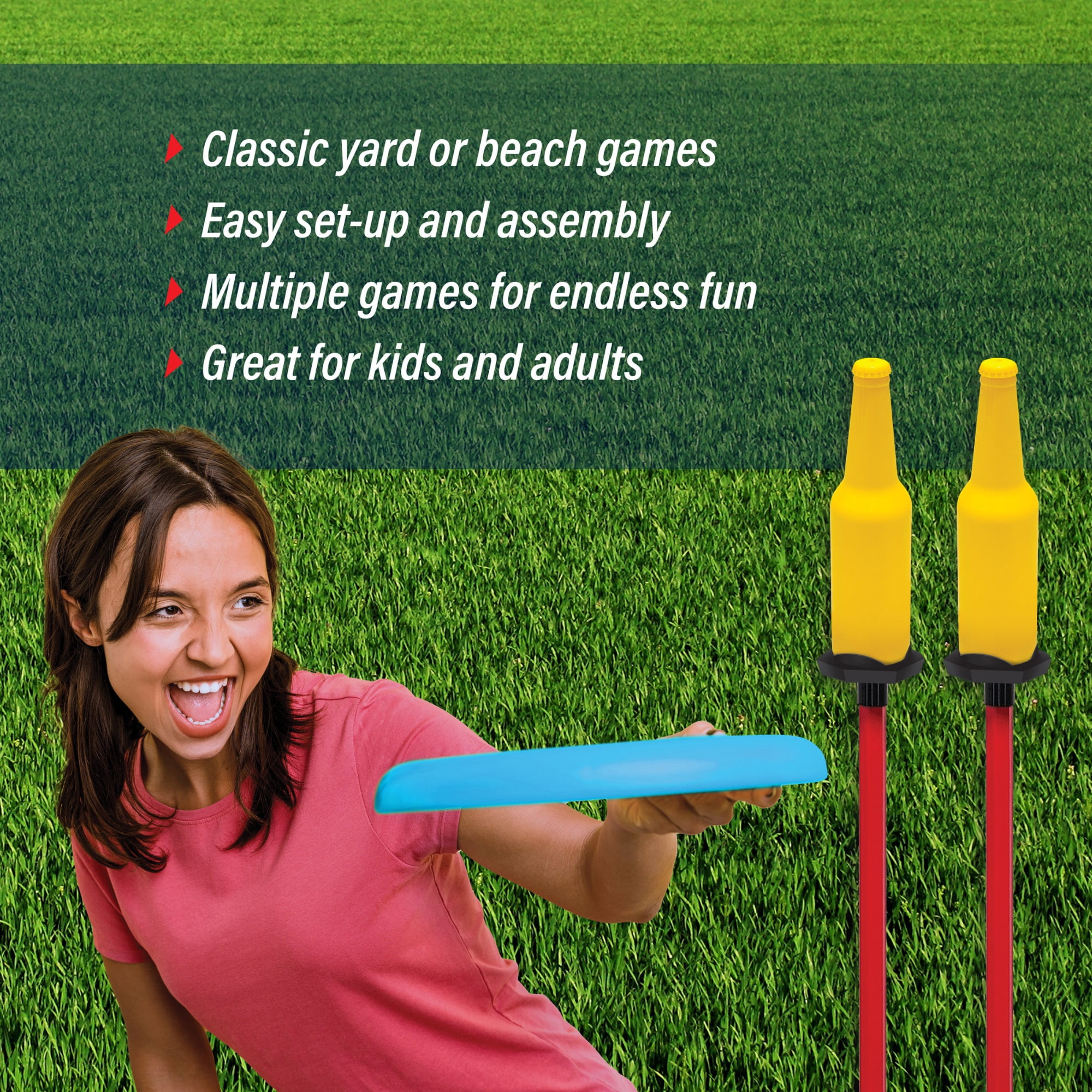 Ultimate 6-in-1 Sports Set, Multi-Game Pack, Outdoor Play