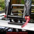thumbnail image 2 of Heavy Type Bike Fork Mount Rack Compacts Aluminum Bicycles Fork Holders for Multiple Bicycles Types silver, 2 of 4