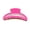 Rose Red, variant on SmartBy Hair Claw Contrast Color Hollow Design Back Head Shower Clip Anti-slip Medium Size Shark Hair Claw Versatile Hair Accessory