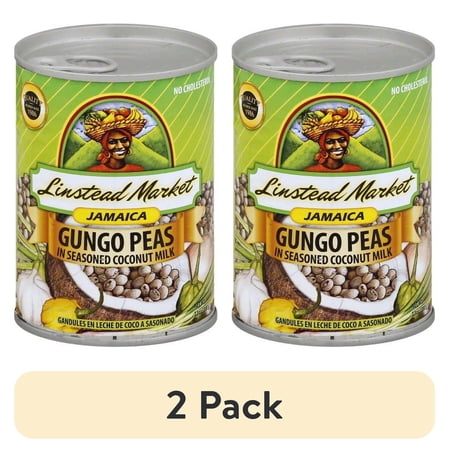 (2 pack) Linstead Gungo Peas in Coconut Milk, 15 oz