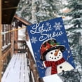 thumbnail image 2 of Banner AVOIN colorlife Let It Snow, 71 x 102 cm, doble cara, 2 of 7