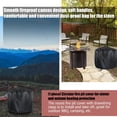 thumbnail image 6 of Outdoor Heaters Protectors Cover Waterproof PVC Lined Winter Fire Pit Guard Easy Fold Portable Design, 6 of 9