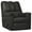 Black, variant on Signature Design by Ashley Darcy Fabric Rocker Recliner in Cobblestone