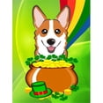thumbnail image 1 of Carolines Treasures BB1998GF Rouge Corgi St. Patricks Jour Drapeau Jardin, 1 of 3