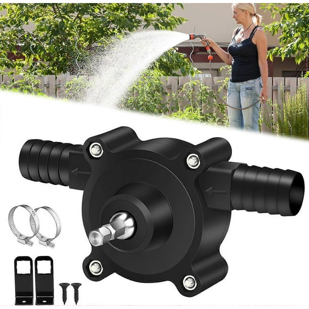 Drill Pump for Water, Fluid Transfer Pump, Electric Drill Powered Water Pump Water Transfer Pump Portable Small Water Pump