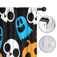 thumbnail image 4 of Blackout Kids Curtains,Halloween Colorful Spooky Elements Childrens Insulated Curtains Set Of 2,Bedroom Essentials,Toddler Room Decor 52"x84", 4 of 5
