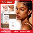 thumbnail image 1 of Crema de bronceado de playa para hombres y mujeres, loción de refuerzo de bronceado intensivo para cara y cuerpo, Gel bronceador, crema de bronceado de acelerador Natural, 30ml Fivean unisex, 1 of 1
