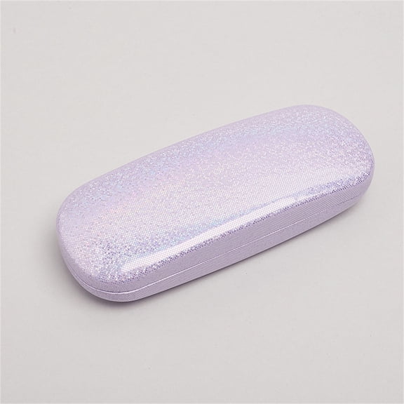 Hard Glasses Case Cozival Hard Protective Eyeglasses Case - Sparkle Glitter Design, Shockproof & Scratch-Resistant, Unisex Storage for Sunglasses Or Prescription Glasses, Sparkle Eyewear Case