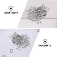 thumbnail image 3 of 200 Pcs Capuchons de Perles Perles Intercalaires en Acier Inoxydable Demi-Ronds pour Fabrication de Bijoux DIY, 3 of 9