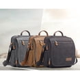thumbnail image 4 of Satchel Briefcase Fashion Creative Canvas Business Briefcase Messenger Bag, 4 of 5