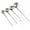 As Shown, variant on KAKOWELY Large Stainless Steel Spoon Serving Utensils Silver 4Pcs
