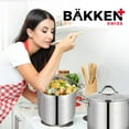 thumbnail image 2 of Bakken-Swiss 24-Quart Stainless Steel Stockpot with Glass Lid, Induction Ready, Heavy Duty, Easy Clean, 2 of 8