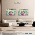 thumbnail image 4 of Elephant Stock Colourful Highland Cow Wall Art - Horizontal Canvas Wall Art - Living Room Wall Decor - Animal Canvas - Gray And Brown Decor - 48" x 32", 4 of 8