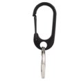 thumbnail image 3 of Mosquetón de liberación rápida de aleación para exteriores, llavero con hebilla, accesorio de escalada (negro), 3 of 5