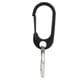 thumbnail image 3 of Mosquetón de liberación rápida de aleación para exteriores, llavero con hebilla, accesorio de escalada (negro), 3 of 9