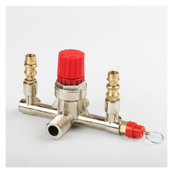 1 Port Air Compressor Parts Bracket Regulator Wind Air Compressor Bracket With Gauge Pressure Switch 220 Safety Valve ,Long-Time Use