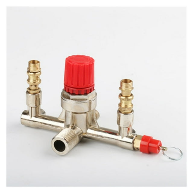 1 Port Air Compressor Parts Bracket Regulator Wind Air Compressor Bracket With Gauge Pressure Switch 220 Safety Valve ,Long-Time Use