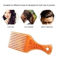 thumbnail image 3 of Plástico peine del pelo Insertar Afro Hair Pick peine tenedor peine peine herramienta de peluquer CACAGOO Peine, 3 of 4