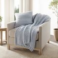 thumbnail image 6 of Comfort Canopy Cozy Chunky Knit Decor Throw Pillow Cover, 20" x 20", 6 of 8