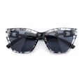 thumbnail image 1 of Womens Bold Thick Chain Jewel Arm Oversize Cat Eye Plastic Sunglasses Slate - Black, 1 of 6