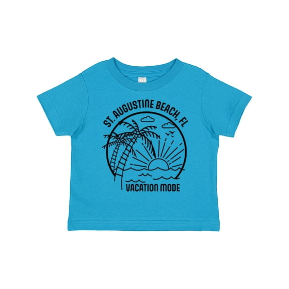 Inktastic Summer Vacation Mode St. Augustine Beach Florida Boys or Girls Toddler T-Shirt