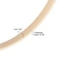thumbnail image 3 of Uxcell 9 Inch Bamboo Macrame Floral Hoop Craft Rings with 1 Scissor for DIY Decor 6Pcs, 3 of 6