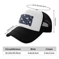 thumbnail image 6 of PAYOHTO Kids French Bulldog Playing with Bone Ball Baseball Hat Back Adjustable Mesh Breathable Hats Black Trucker Cap Outdoor Fishing Sun Caps for Boys or Girls ages 4-10, 6 of 9