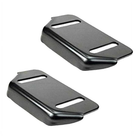 1Set x (2pcs) Snow Blower Skid Plate Shoes-Black