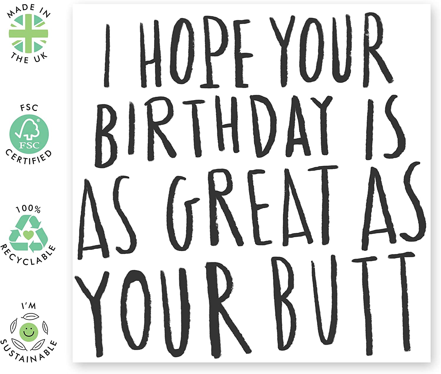 Central 23 Funny Birthday Card For Him Her Men Women Wife Husband Rude Birthday Cards For 2305