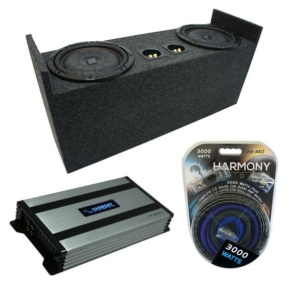 87-06 Jeep Wrangler YJ TJ Kicker CompVT CVT10 Dual 10 Custom Sub Box HA-A800.1