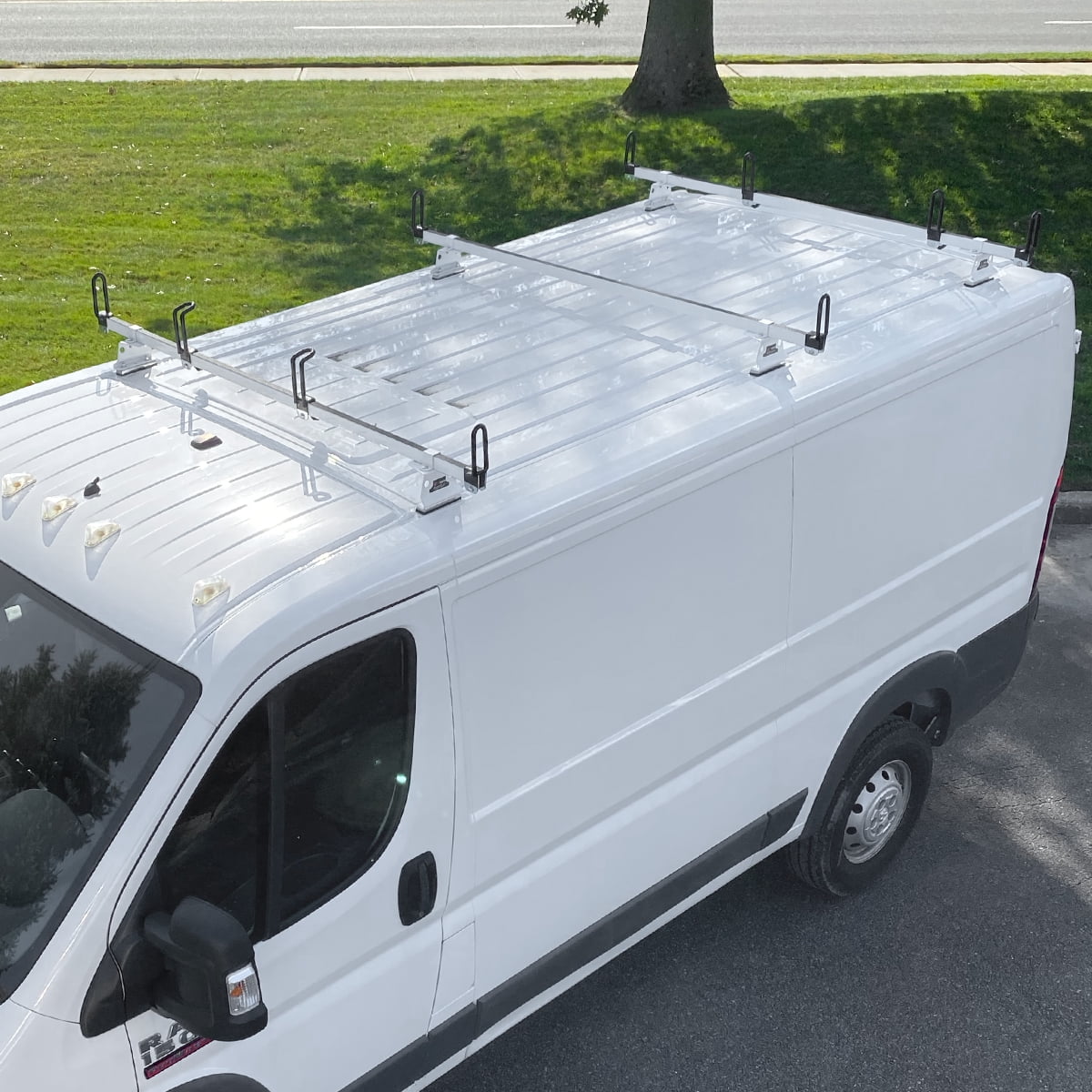 Vantech Heavy Duty 3 Bar Steel Ladder roof rack Fits RAM ProMaster Low
