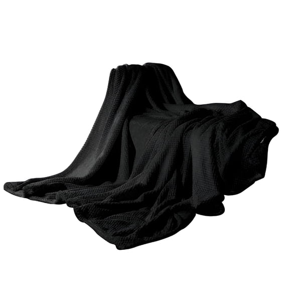 AUQ 100% Cotton Blanket Queen Size Lightweight Blanket,Blanket Set Queen Size,Bamboo Blanket,Lightweight Blanket For Summer (Black)