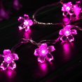 thumbnail image 4 of Guirnalda de luces LED para decoración navideña con forma de flor de cerezo que funciona con pilas, de 3 a 10 m, para fiestas, bodas, habitaciones y decoración del hogar, enchufable, 4 of 5