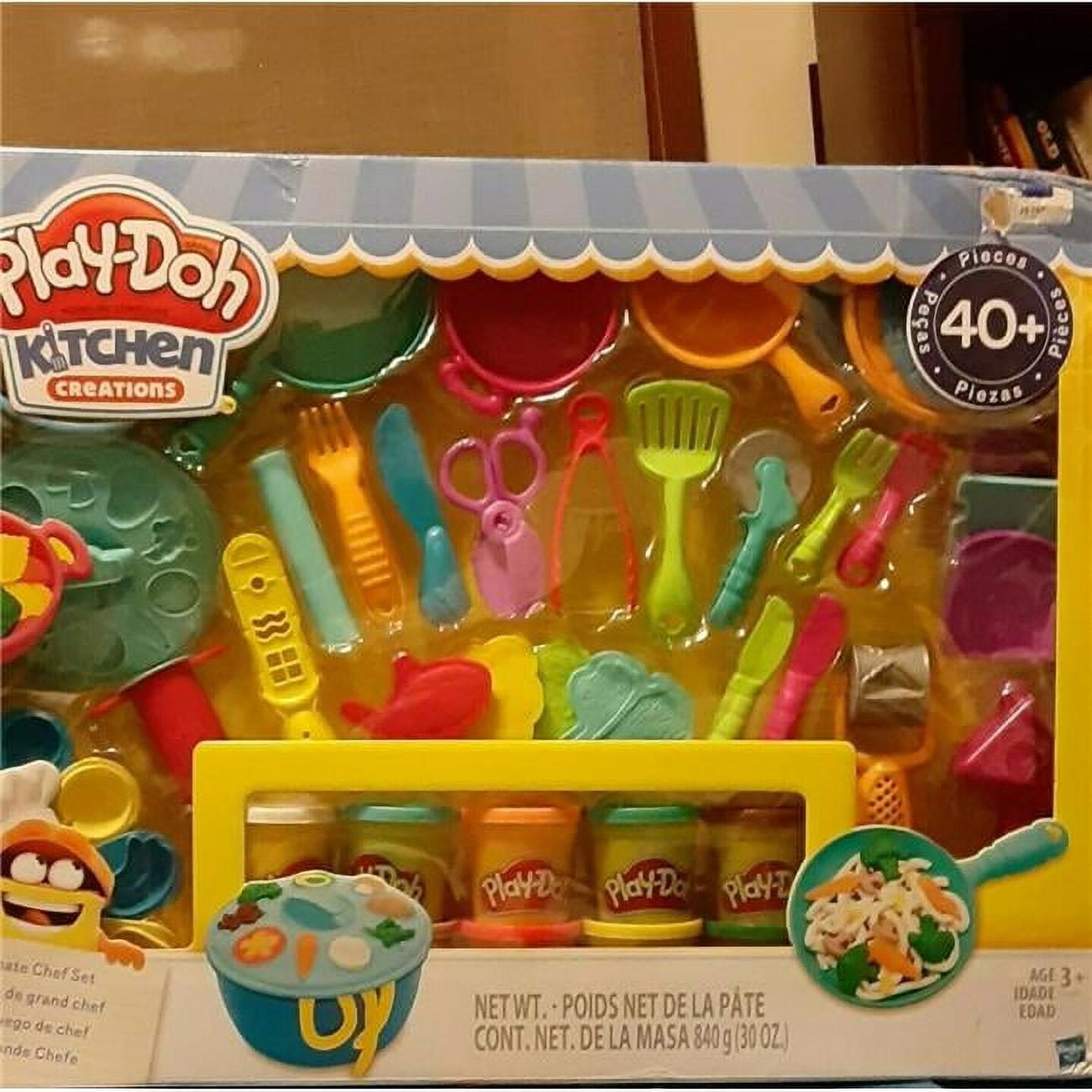 Free Shipping Play Doh Kitchen Creations Ultimate Barbecue Set Create Make Meals with Kitchen Tools 40 Pieces. Walmart