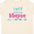 thumbnail image 4 of Inktastic I Got It from My Mama, Mom, Mother, Arrow, Hearts Boys or Girls Toddler T-Shirt, 4 of 5