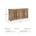 thumbnail image 3 of Signature Design by Ashley Dresor Brown & Beige Accent Cabinet, 3 of 11
