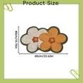 thumbnail image 3 of Irregular Shaped Flowers Kitchen Floor Rugs Non Colorful Anti Stain Mats Carpet for Hallway Laundry Room Bedroom Decorative Area Rug,Floor Carpet,Living Room Rug,Bedroom Rug,Non Slip Rug,Wool Rug,Cot, 3 of 9
