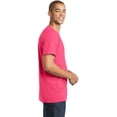 thumbnail image 3 of District Threads Young Mens Concert Tee. Neon Pink. XS., 3 of 4