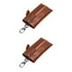 thumbnail image 2 of Sonducket Cartera de cuero para llaves, monedero, viaje, playa, escuela, llavero, bolsa organizadora de recibos con cremallera para mujeres Type1 NO1, 2 of 6