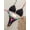 E, variant on Womens Two Piece Swimsuit Contrast Print Bikini Set Triangle Halter Top Side Tie High Cut Swim Bottom Summer Beach Bathing Suit Zebra Strawberry Solid Multi Color Options S M L Swimwear