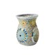 thumbnail image 5 of sweethay Quemador de cera aromática, quemador de aceite de vidrio brillante, difusor de aceite esencial de aromaterapia de atmósfera, difusor de Iluminación y accesorios Azul amarillo sweethay HA026064-04, 5 of 6