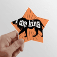 thumbnail image 1 of Black Animal Lion Outline Natural Star Sticker Paster Vinyl Car Tags Decoration Decal, 1 of 3